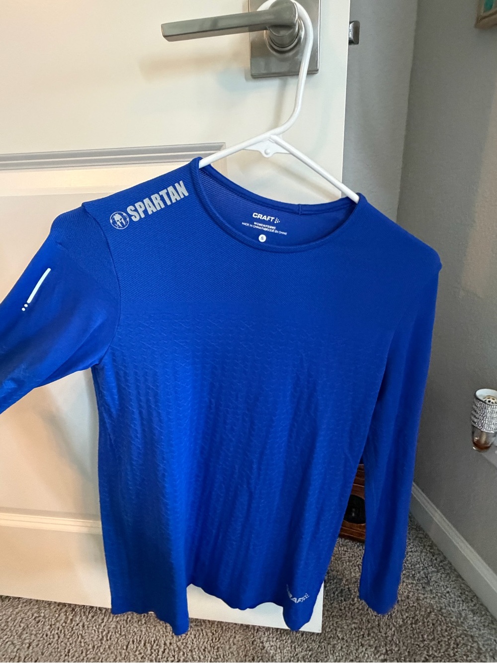 Craft Spartan Long-Sleeve Performance Shirt - Royal Blue